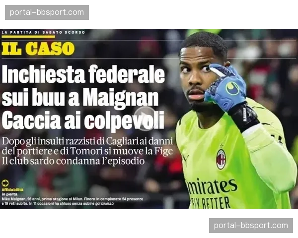 意大利检方就欧冠比赛中疑似种族歧视事件展开调查